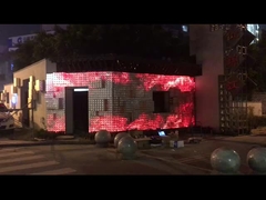 Display LED de espejo mágico de alta definición pantalla de publicidad electrónica uso para edificios emblemáticos