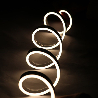 10X18mm Flexible de silicona de Neón de la franja 3000k Blanco de Neón LED de la franja 5m