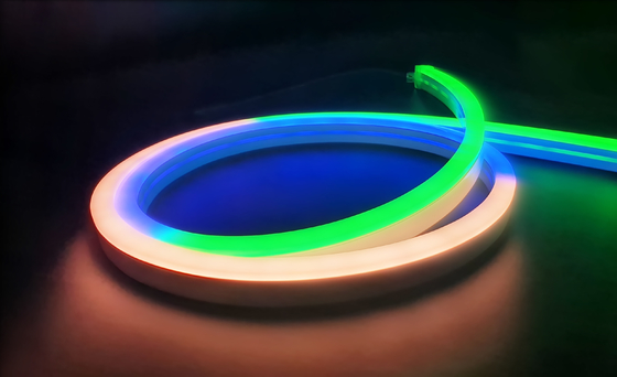 24V LED Neon Flex RGBW Neon Flexible Strip Light DMX512 Control del SPI